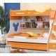 children bunk bed with stairs
